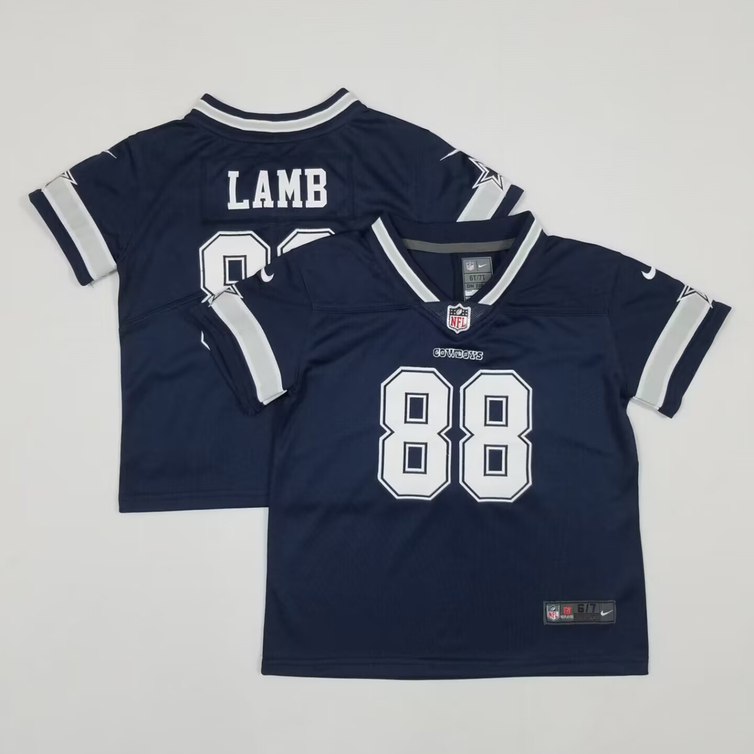 Toddler Nike Dallas Cowboys #88 CeeDee Lamb Navy Blue Team Color Stitched NFL Vapor Untouchable Limited Jersey